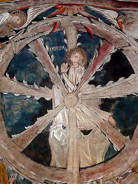 St. Catherine and the Catherine Wheel aka Breaking Wheel.